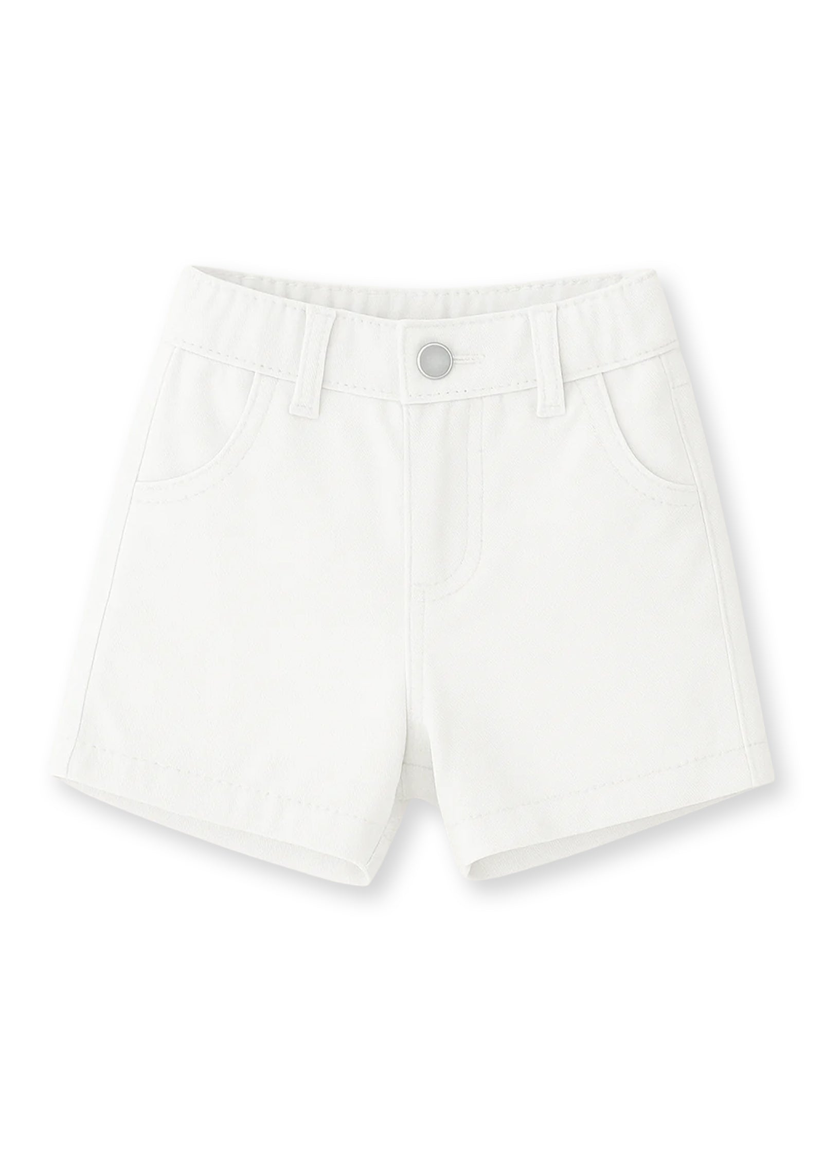 White Twill Short