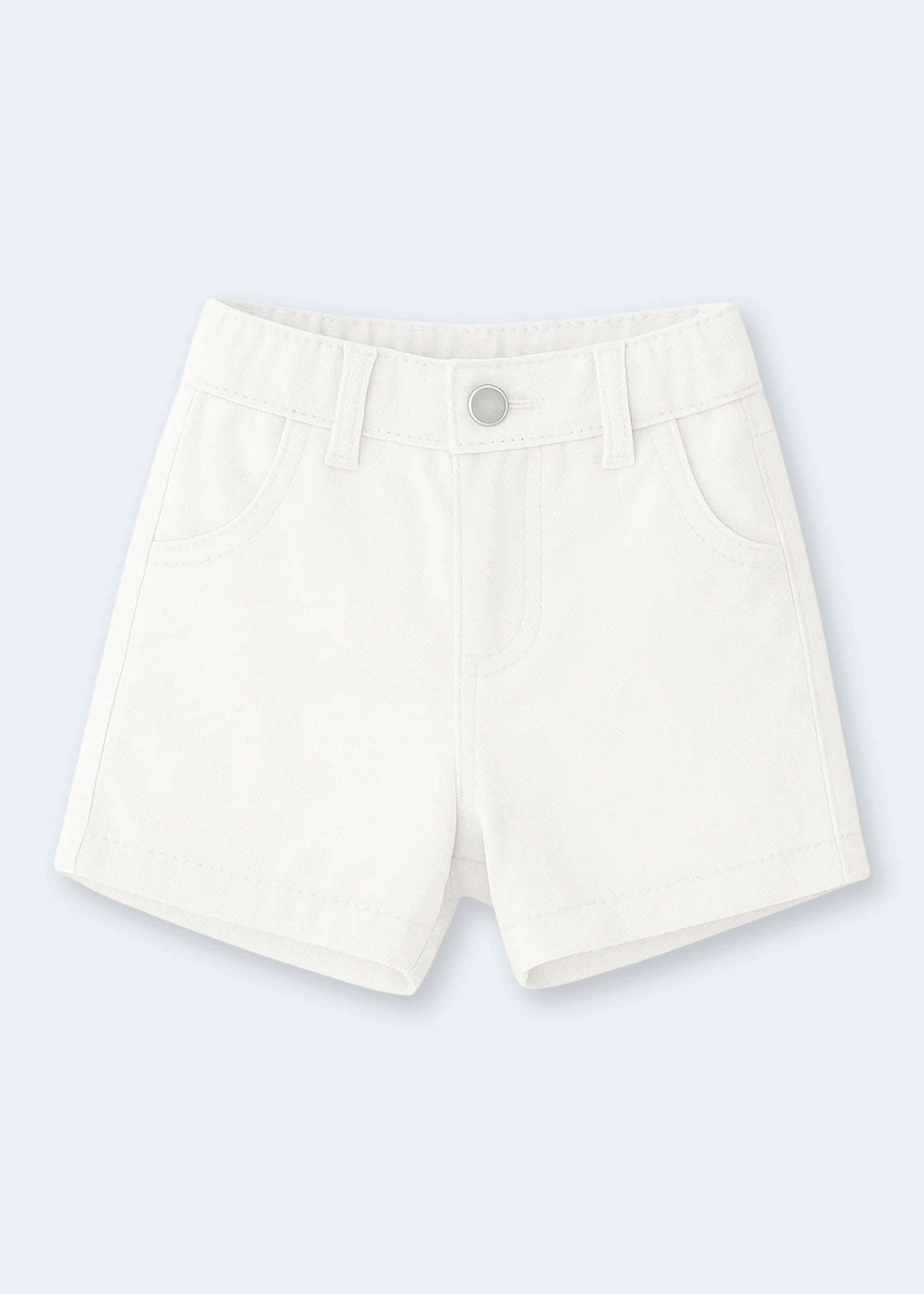 White Twill Short