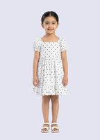 Heart print dress