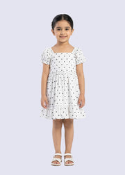 Heart print dress