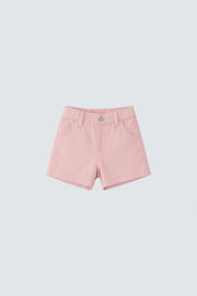 Pink Twill Short